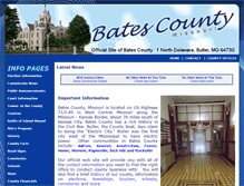 Tablet Screenshot of batescounty.net